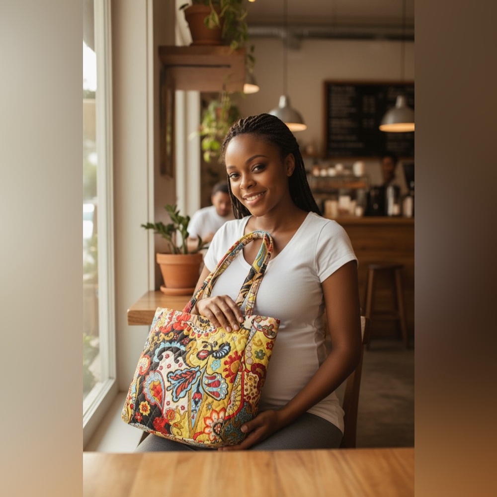 Colorful Paisley Tote Bag